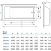 Ванна акриловая Koller Pool Neon new 180х80 (1216270132)- Фото 4